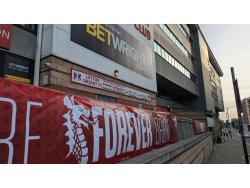 An image of Brisbane Road (Breyer Group Stadium) uploaded by jackafcw