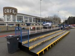 An image of Queen Elizabeth II Stadium uploaded by thehippo