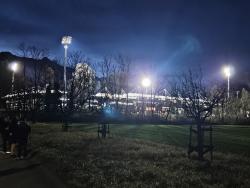 An image of Rheinpark Stadion uploaded by paulgriffiths