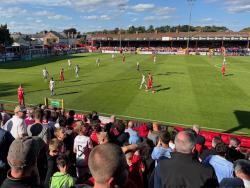 An image of Tolka Park uploaded by francis0262