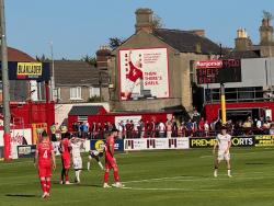 An image of Tolka Park uploaded by francis0262