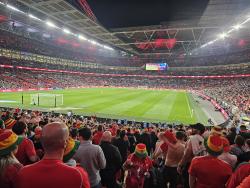 An image of Wembley Stadium uploaded by paulgriffiths