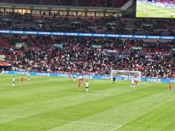 An image of Wembley Stadium uploaded by paulgriffiths